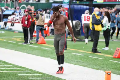 Report: Antonio Brown Was Too Warm on Field