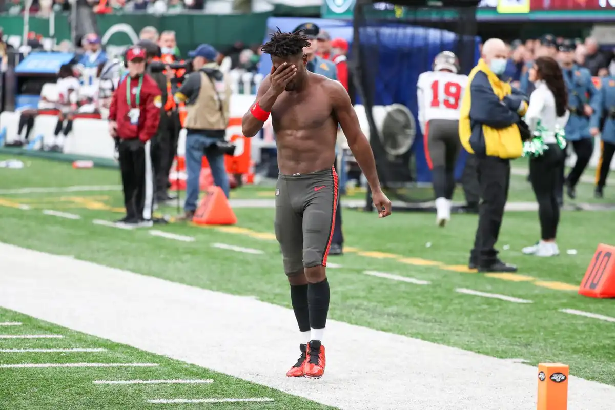 Report: Antonio Brown Was Too Warm on Field