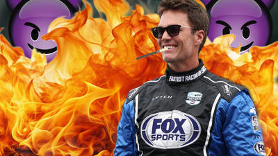 Tom Brady 'Crashes Out' At Indy 500, Catches On Invisible Fire