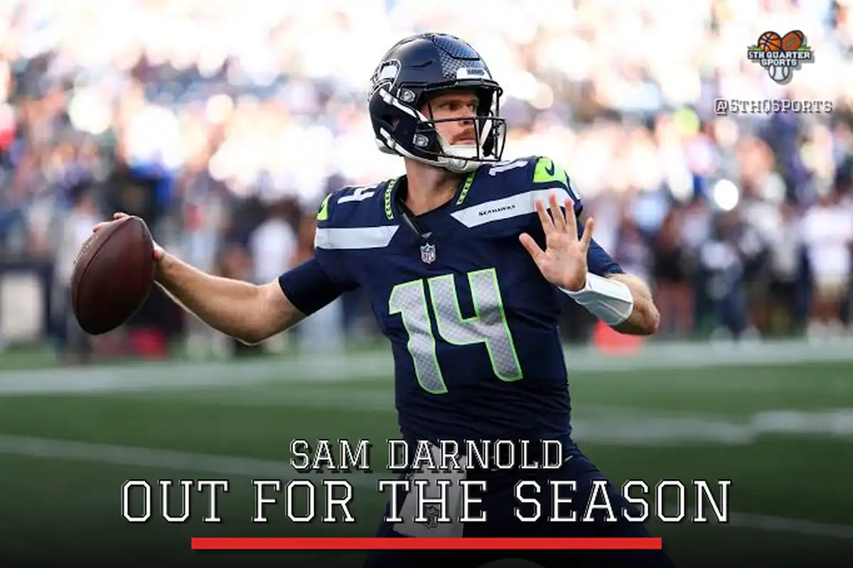 Sam Darnold Broke His Hip In The First NFL Game Of the Season; We Thought It Would Be Aaron Rodgers