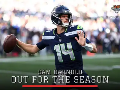 Sam Darnold Broke His Hip In The First NFL Game Of the Season; We Thought It Would Be Aaron Rodgers