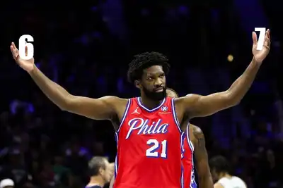 76ers star Embiid fined $50K for whispering "6 7" during Knicks game