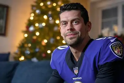 Man Shocked After Finding Justin Tucker Under His Christmas Tree
