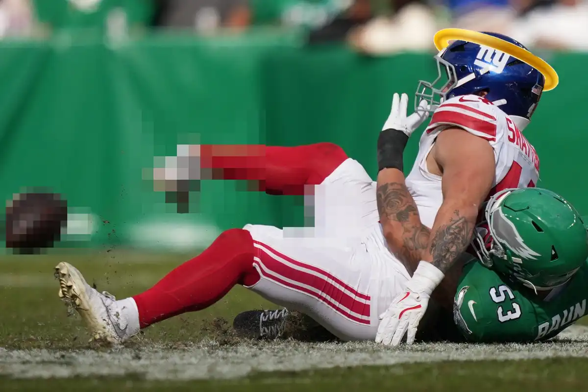 The Eagles took out Skattebo specifically to tank my fantasy season